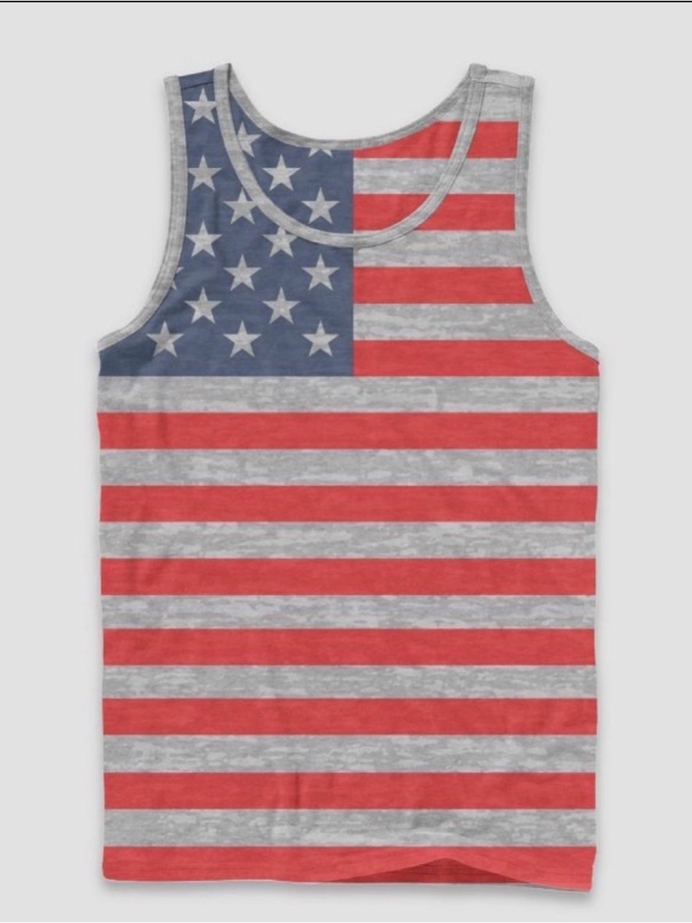 NWT Men’s USA vertical flag tank top L